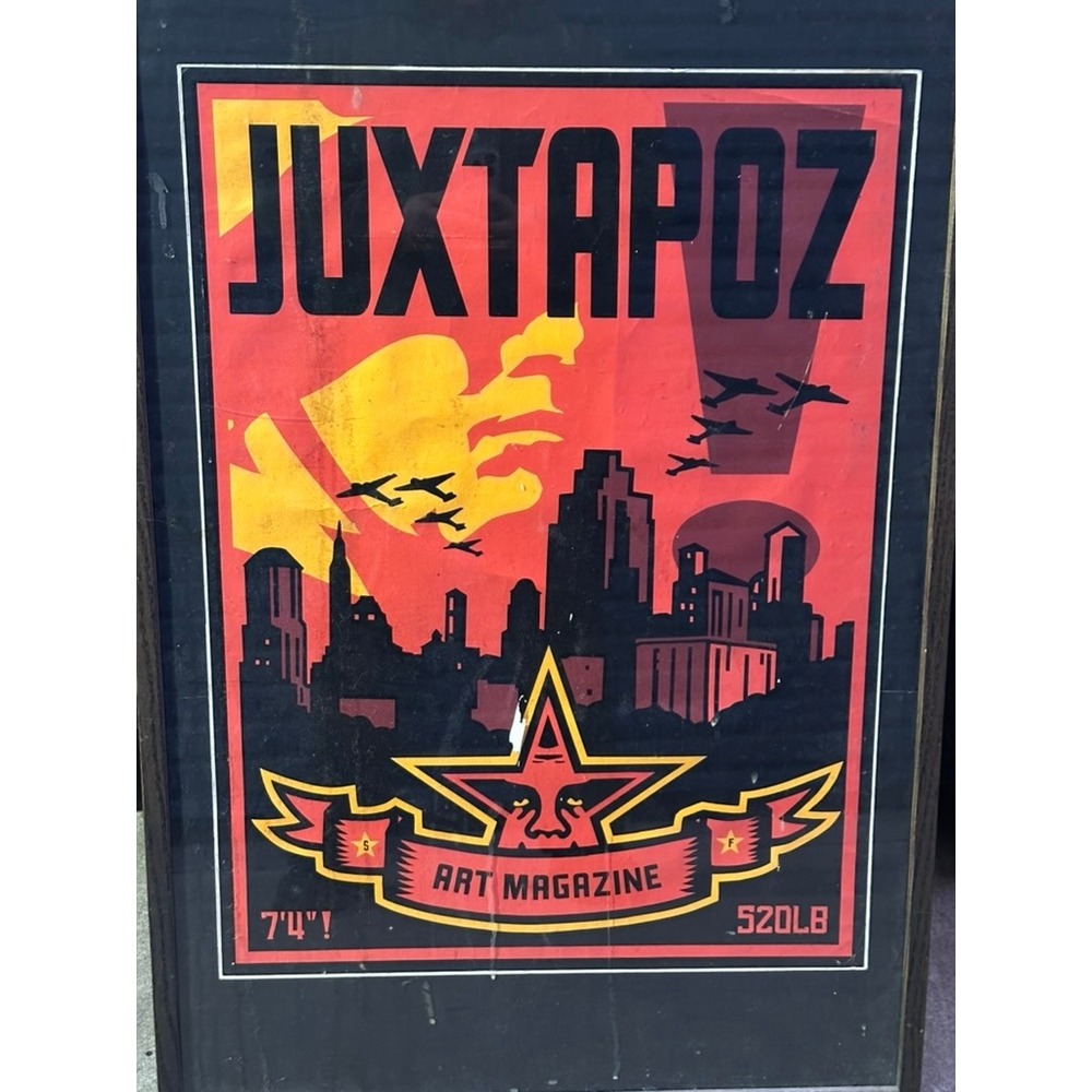 Juxtapoz Art Magazine Poster‎ Obey Propaganda Shepard Fairey 2001